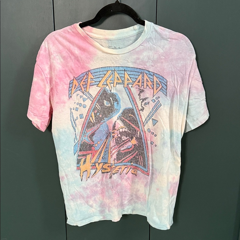 Def Leppard Tie-Dye Graphic Tee